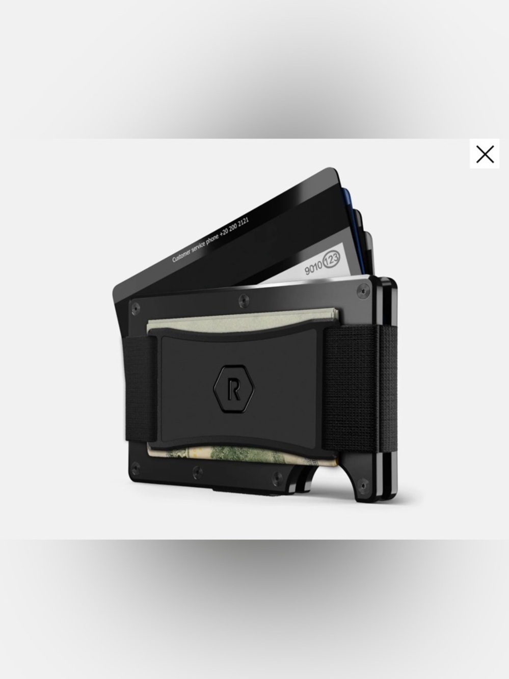 Ridge Wallet in Royal Black